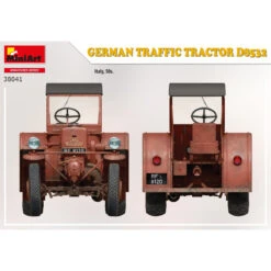MiniArt® Tracteur De Voirie Allemand D8532 1:35 -Modèle Militaire Jouet miniart tracteur de voirie allemand d8532 38041 8