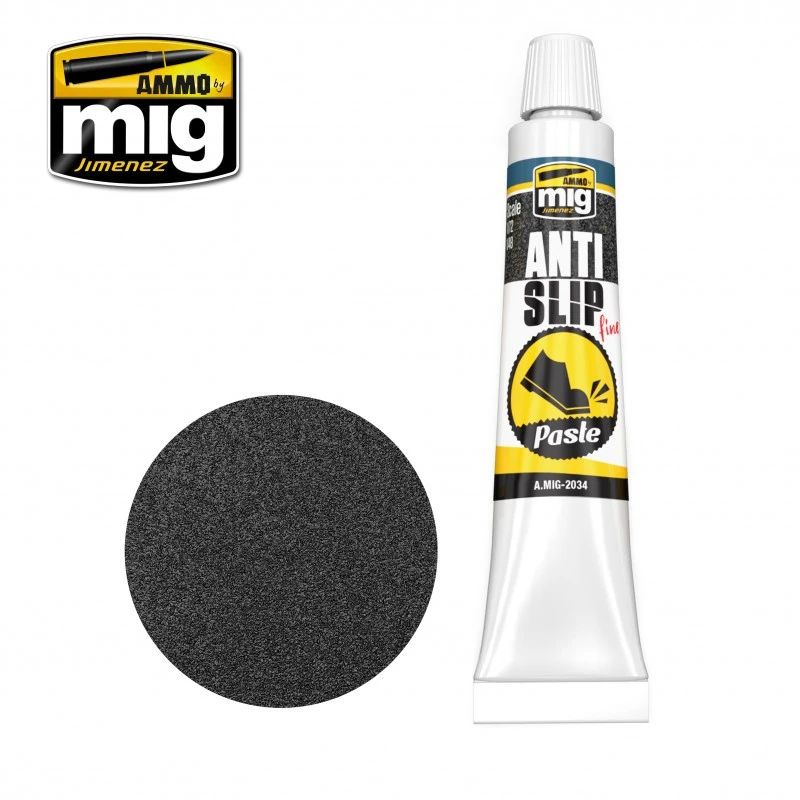 Pate Antidérapante Fine Noire Pour 1/72 - 1/48 20ml A.MIG-2034 3 Pate Antidérapante Fine Noire Pour 1/72 - 1/48 20ml A.MIG-2034