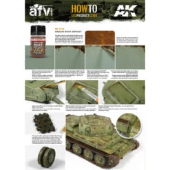 Peinture Enamel AK4112 Medium Rust Deposits 35ml -Modèle Militaire Jouet peinture enamel ak4112 medium rust deposits 35ml 1