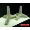 Plusmodel® Antitank Barriers Hedgehogs X4 1:35 -Modèle Militaire Jouet plusmodel antitank barriers hedgehogs x4 plm387