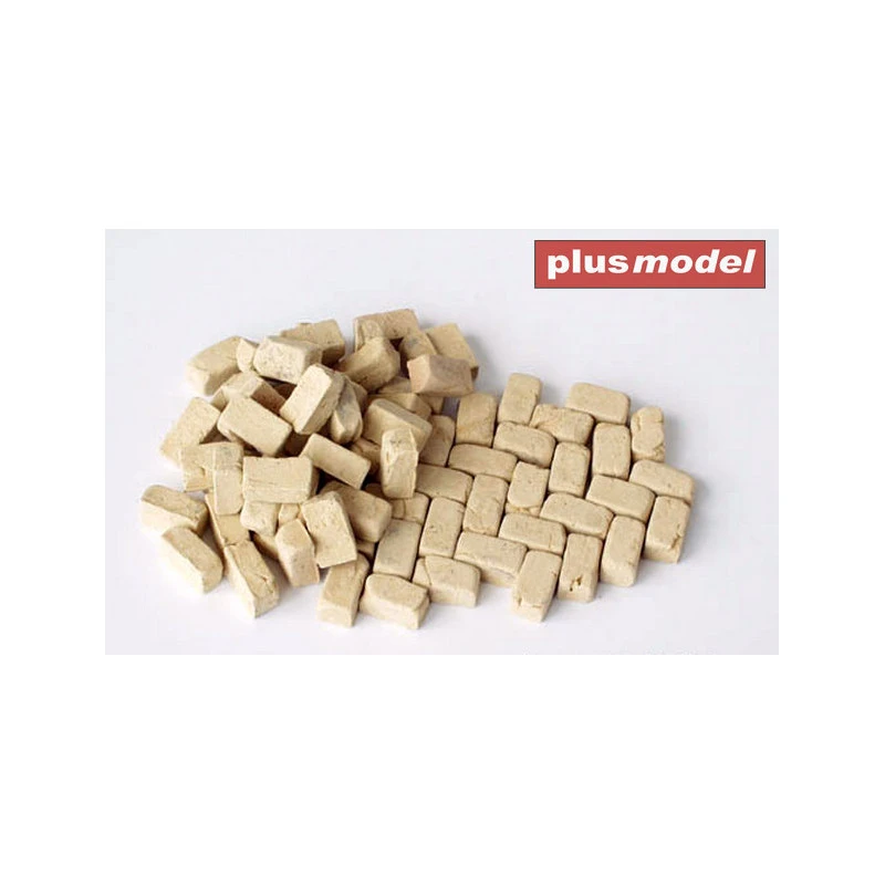 Plusmodel® Pavé En Grès De Grosse Taille 1:48 3 Plusmodel® Pavé En Grès De Grosse Taille 1:48