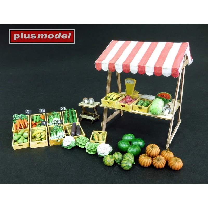 Plusmodel® Vegetable Market 1:35 3 Plusmodel® Vegetable Market 1:35