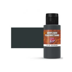 Prince August® Peinture Acrylique Polyuréthane Gris Panzer (RAL7021) PP105 60 Ml