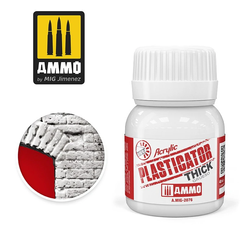Produit Acrylique Plasticator épais Ammo Mig AMIG-2076 3 Produit Acrylique Plasticator épais Ammo Mig AMIG-2076
