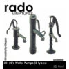 Rado Miniatures® Pompe à Eau 1930-1940 (3 Types) 1:35 -Modèle Militaire Jouet rado miniatures pompe a eau 1930 1940 3 types RDM35S09