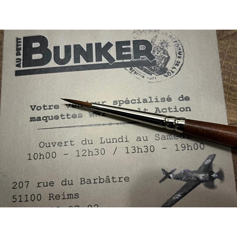 Raphaël® Pinceau 8504 Taille 2/0 Pointe Ronde 4 Raphaël® Pinceau 8504 Taille 2/0 Pointe Ronde – Image 2