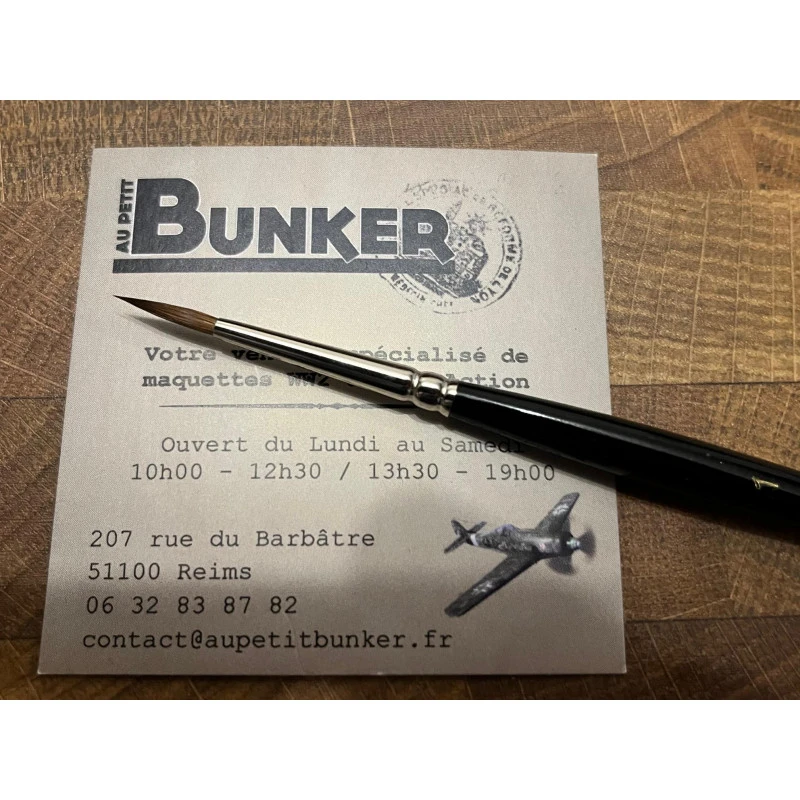 Raphaël® Pinceau Kolinsky 8404 Taille 1 Pointe Fine 4 Raphaël® Pinceau Kolinsky 8404 Taille 1 Pointe Fine – Image 2