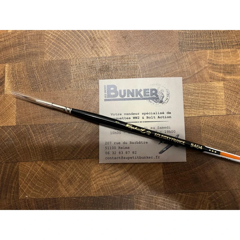 Raphaël® Pinceau Kolinsky 8404 Taille 1 Pointe Fine 3 Raphaël® Pinceau Kolinsky 8404 Taille 1 Pointe Fine