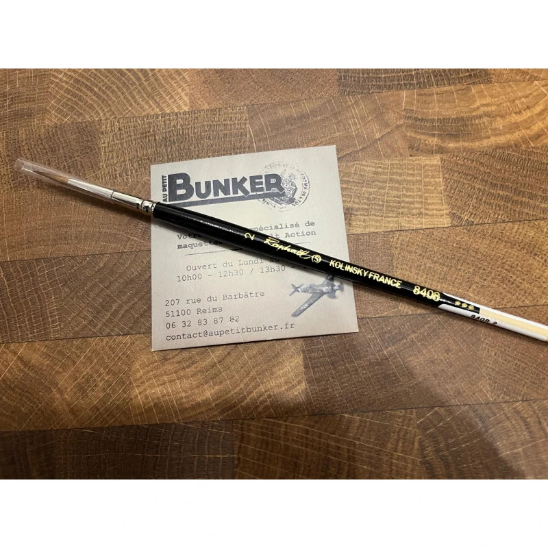 Raphaël Pinceau Kolinsky 8408 Taille 2 Pointe Fine Et Longue 4 Raphaël Pinceau Kolinsky 8408 Taille 2 Pointe Fine Et Longue – Image 2