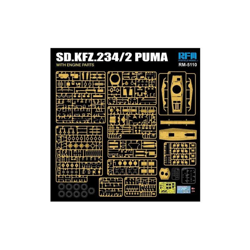 RFM® Maquette Militaire Sd.Kfz. 234/2 Puma 1:35 4 RFM® Maquette Militaire Sd.Kfz. 234/2 Puma 1:35 – Image 2