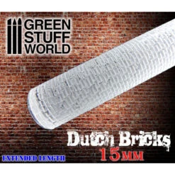 Rolling Pin DUTCH Bricks 15mm - Rouleau Texturé Green Stuff World