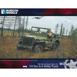 Rubicon Models® - Jeep Willys MB US Army 1:56 (28 Mm)