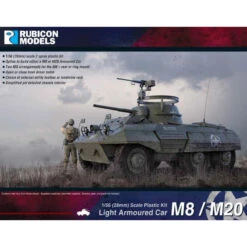Rubicon Models® - Light Armoured Car "Greyhound" M8 / M20 US Army 1:56 (28 Mm)