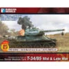 Rubicon Models® Maquette Char Soviétique T-34/85 (mid/late War) 1:56