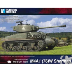 Rubicon Models® Maquette Char US Sherman M4A1 (76)W 1:56