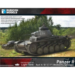 Rubicon Models® Maquette Panzer II Ausf.A/B/C/F/ Beobachtungswagen 1:56