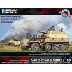 Rubicon Models® Maquette Set Amélioration Sdkfz 250/8 & SdKfz 251/9 1:56