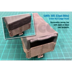 Rubicon Models® - SdKfz 305 3-ton 4x2 Cargo Truck 1:56 (28 Mm) -Modèle Militaire Jouet rubicon models sdkfz 305 3 ton 4x2 cargo truck 156 28 mm 4