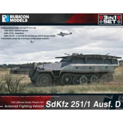 Rubicon Models® - Set 3 En 1 - SdKfz251/1 Ausf.D 1:56 (28 Mm)