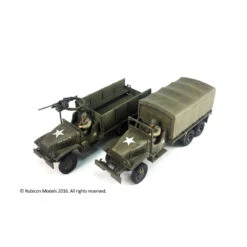 Rubicon Models® - US 2½ Ton 6x6 Cargo Truck CCKW-353 1:56 (28 Mm) -Modèle Militaire Jouet rubicon models us 2 ton 6x6 cargo truck cckw 353 1 56 28 mm 10