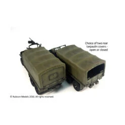 Rubicon Models® - US 2½ Ton 6x6 Cargo Truck CCKW-353 1:56 (28 Mm) -Modèle Militaire Jouet rubicon models us 2 ton 6x6 cargo truck cckw 353 1 56 28 mm 11