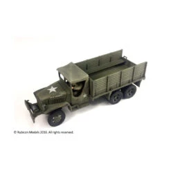 Rubicon Models® - US 2½ Ton 6x6 Cargo Truck CCKW-353 1:56 (28 Mm) -Modèle Militaire Jouet rubicon models us 2 ton 6x6 cargo truck cckw 353 1 56 28 mm 7