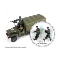 Rubicon Models® - US 2½ Ton 6x6 Cargo Truck CCKW-353 1:56 (28 Mm) -Modèle Militaire Jouet rubicon models us 2 ton 6x6 cargo truck cckw 353 1 56 28 mm 8