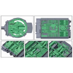 Rye Field Model® Maquette Militaire Tiger Ausf.E (early) + Intérieur (Abt 503) Front Est 1943 1:35 -Modèle Militaire Jouet rye field model maquette militaire tiger ausfe early interieur abt 503 front est 1943 5003 2