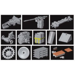 Rye Field Model® Maquette Militaire Tiger Ausf.E (early) + Intérieur (Abt 503) Front Est 1943 1:35