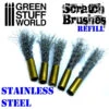 Scratch Brush Set Refill (x5) – Steel Green Stuff World -Modèle Militaire Jouet scratch brush set refill x5 steel green stuff world 1652