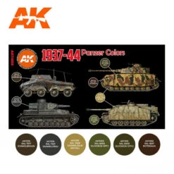 Set AK Interactive 3G AFV Series Panzer Colors 1937-1944 AK11656 -Modèle Militaire Jouet set ak interactive 3g afv series panzer colors 1937 1944 ak11656 1