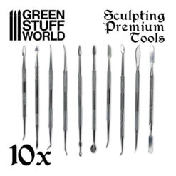 Set D'outils Premium Pour Sculpter (x10) Green Stuff World -Modèle Militaire Jouet set d outils premium pour sculpter x10 green stuff world 2