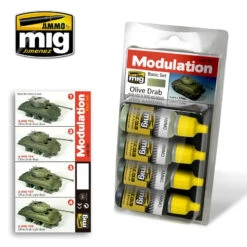 Set Modulation Olive Drab (US) Ammo Mig