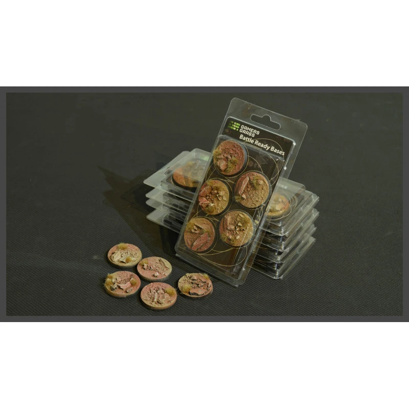 Socle GamersGrass Badlands, Rond 40mm (x5) 3 Socle GamersGrass Badlands, Rond 40mm (x5)