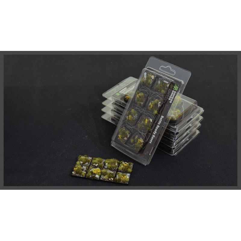 Socle GamersGrass Highland, Carré 25mm (x8) 4 Socle GamersGrass Highland, Carré 25mm (x8) – Image 2