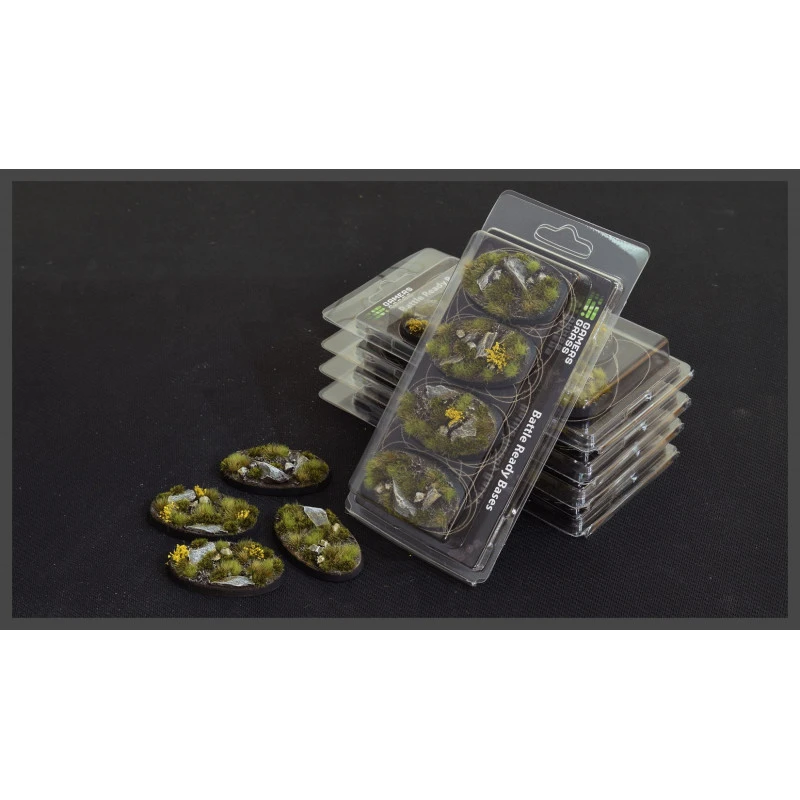 Socle GamersGrass Highland, Ovale 60mm (x4) 3 Socle GamersGrass Highland, Ovale 60mm (x4)