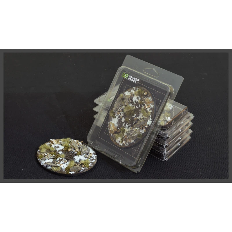 Socle GamersGrass Hiver, Ovale 120mm (x1) 4 Socle GamersGrass Hiver, Ovale 120mm (x1) – Image 2