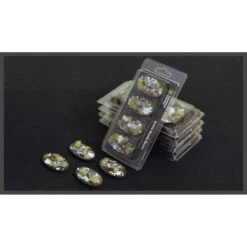 Socle GamersGrass Hiver, Ovale 60mm (x4)