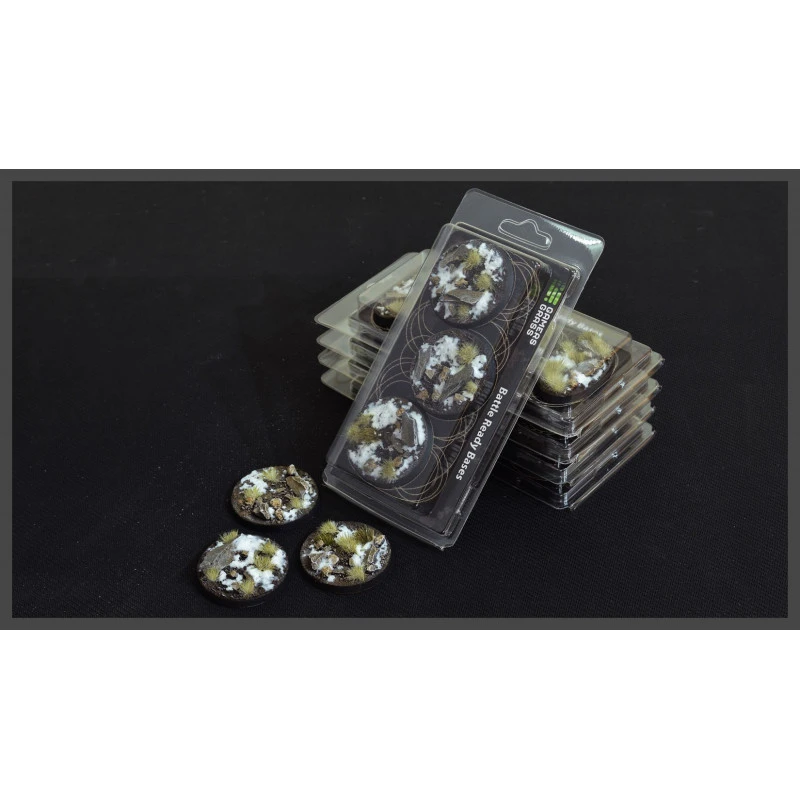 Socle GamersGrass Hiver, Rond 50mm (x3) 4 Socle GamersGrass Hiver, Rond 50mm (x3) – Image 2