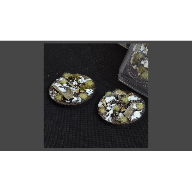 Socle GamersGrass Hiver, Rond 60mm (x2) 4 Socle GamersGrass Hiver, Rond 60mm (x2) – Image 2