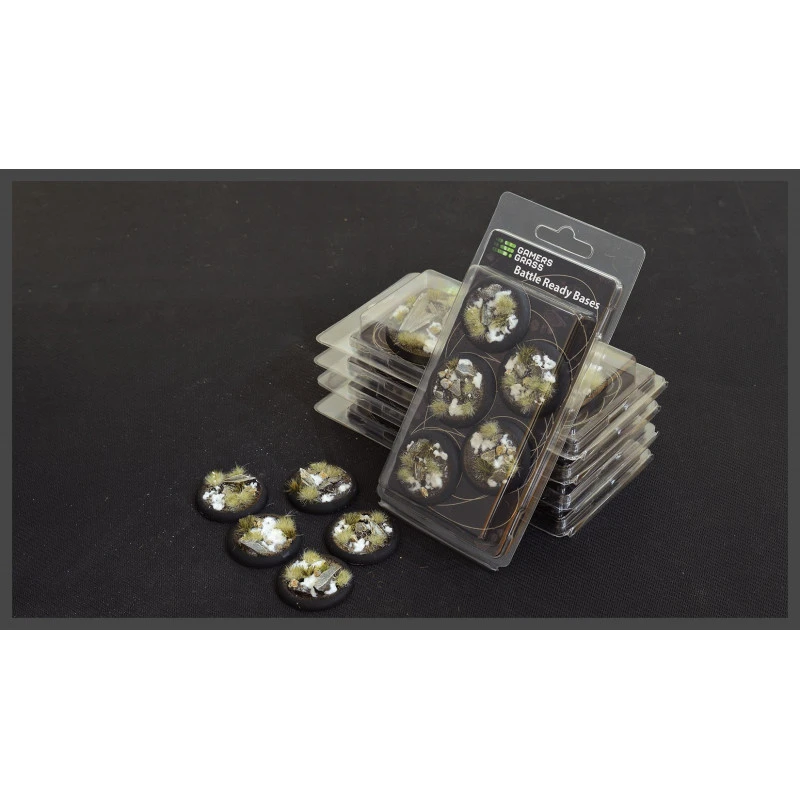 Socle GamersGrass Hiver, Rond "lip" 40mm (x5) 4 Socle GamersGrass Hiver, Rond "lip" 40mm (x5) – Image 2