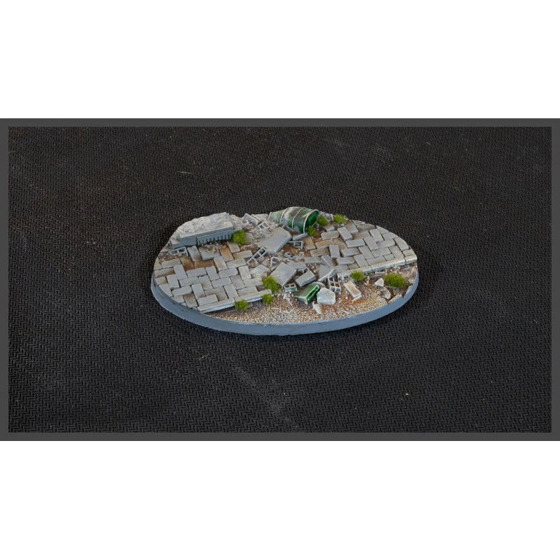 Socle GamersGrass Urban Warfare, Ovale 90mm (x2) 5 Socle GamersGrass Urban Warfare, Ovale 90mm (x2) – Image 3