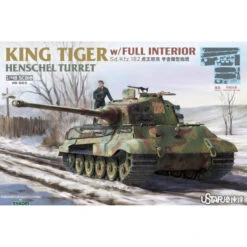 Suyata® Maquette De Char King Tiger + Intérieur + Zimmerit 1:48