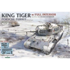 Suyata® Maquette De Char King Tiger (tourelle P) + Intérieur + Zimmerit 1:48