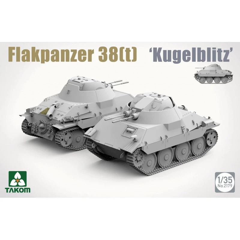 Takom® Maquette Militaire Flakpanzer 38(t) "Kugelblitz" 1:35 4 Takom® Maquette Militaire Flakpanzer 38(t) "Kugelblitz" 1:35 – Image 2