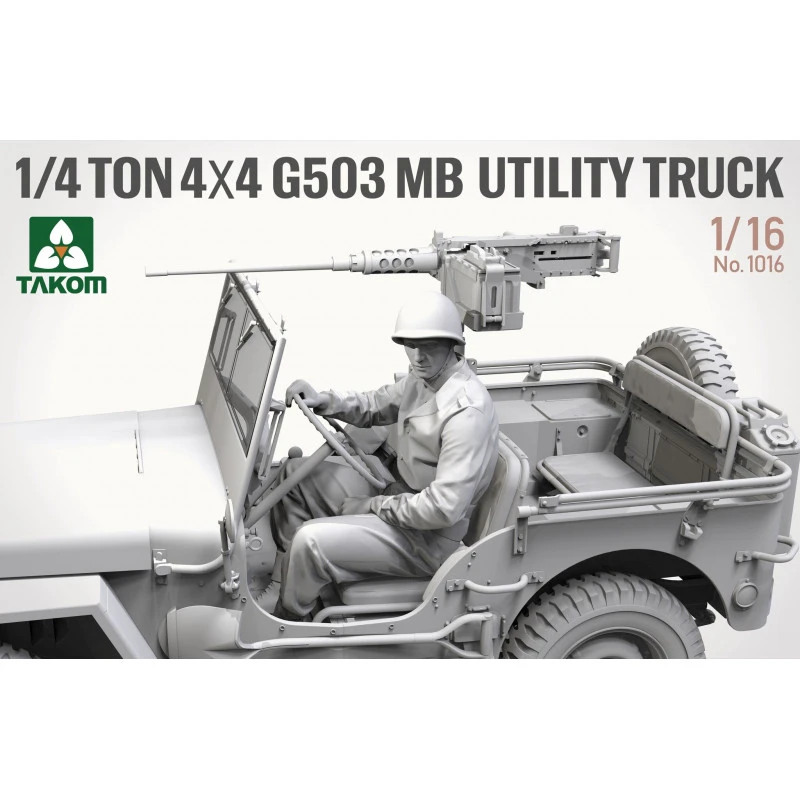 Takom® Maquette Militaire Jeep US G503 MB 1:16 7 Takom® Maquette Militaire Jeep US G503 MB 1:16 – Image 5