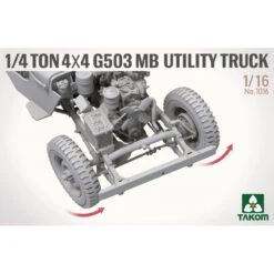 Takom® Maquette Militaire Jeep US G503 MB 1:16 17 Takom® Maquette Militaire Jeep US G503 MB 1:16 -Modèle Militaire Jouet takom maquette militaire jeep us g503 mb 1016 7