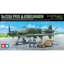 Tamiya® Maquette Avion Do335A PFEIL & Kübelwagen 1:48