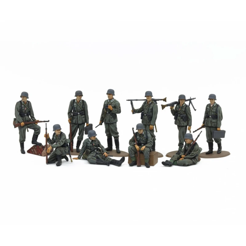 Tamiya® Maquette Infanterie Allemande Wehrmacht 1:48 4 Tamiya® Maquette Infanterie Allemande Wehrmacht 1:48 – Image 2