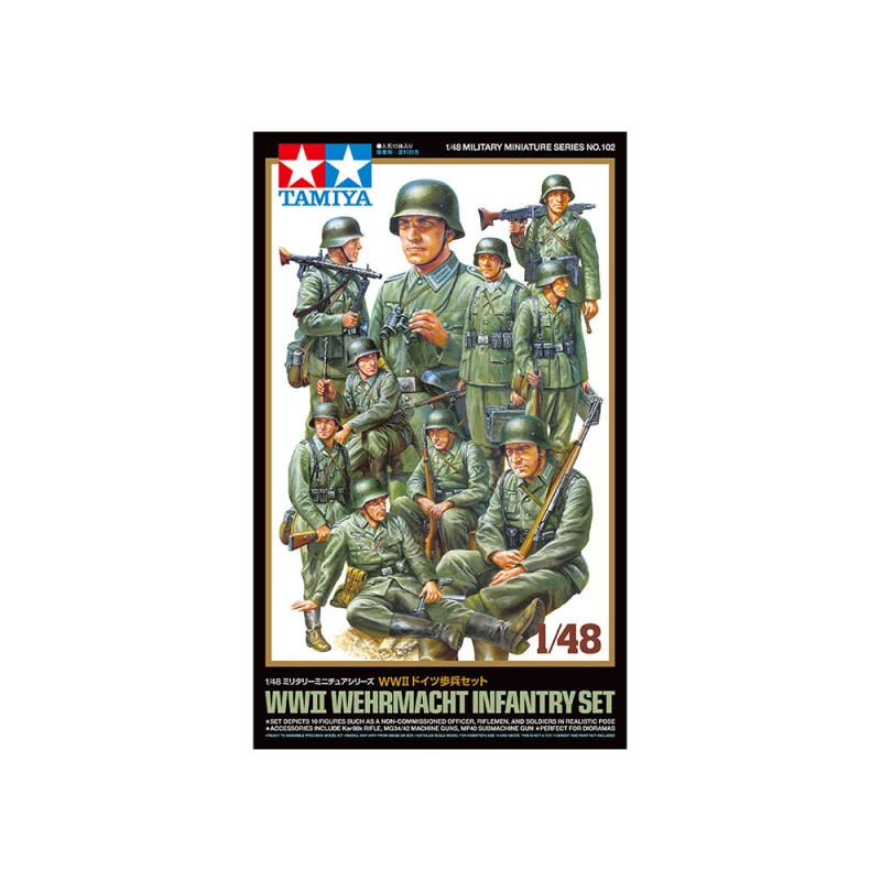 Tamiya® Maquette Infanterie Allemande Wehrmacht 1:48 3 Tamiya® Maquette Infanterie Allemande Wehrmacht 1:48
